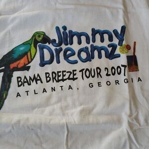 Jimmy Buffett Dream 2 Bama breeze tour 2007 t shirt new size medium